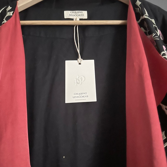 Cu silk embroidered kimono!! Rare - Picture 3 of 6